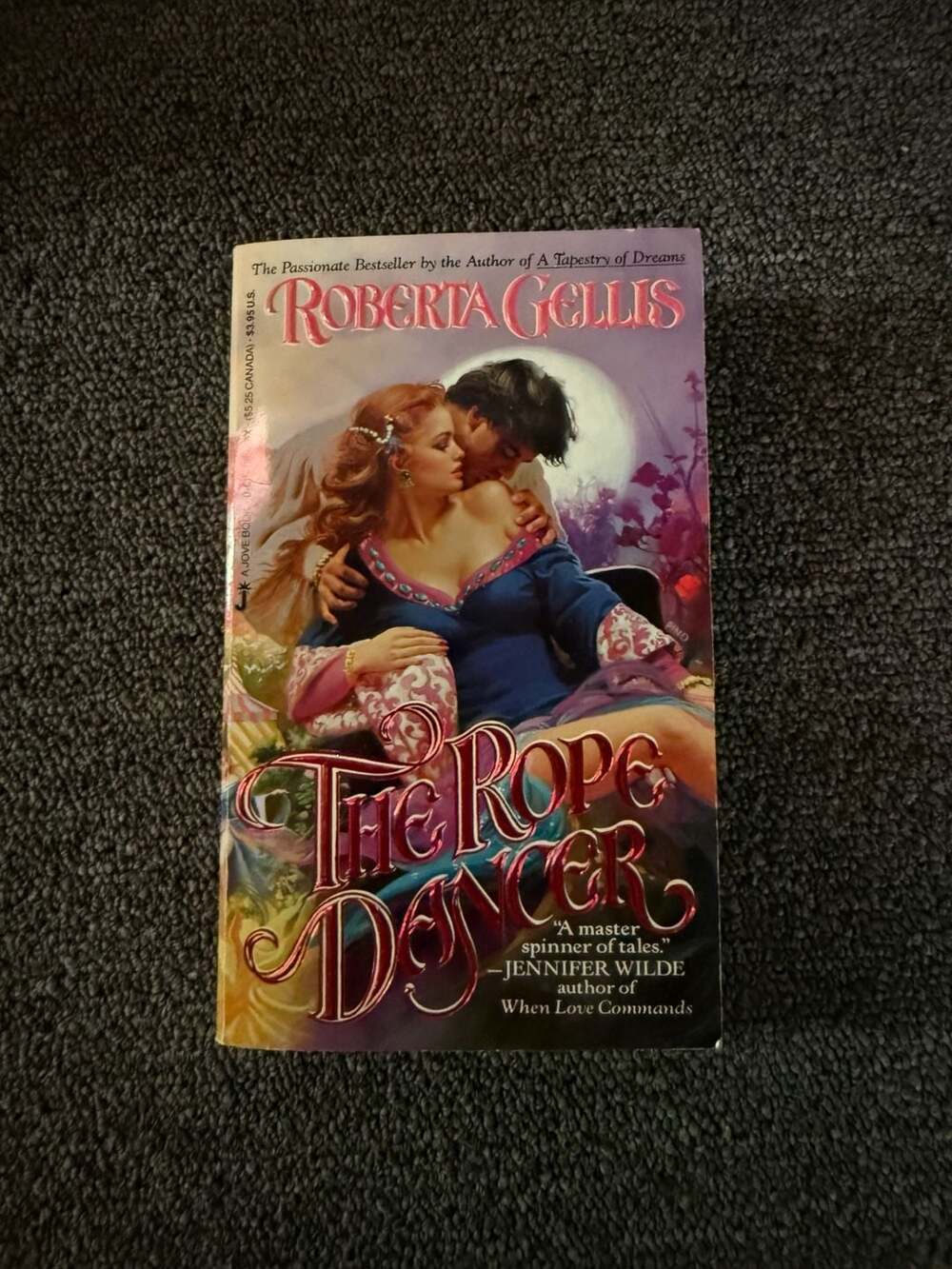 The Rope Dancer by Roberta Gellis (1987 Jove Edition Paperback)